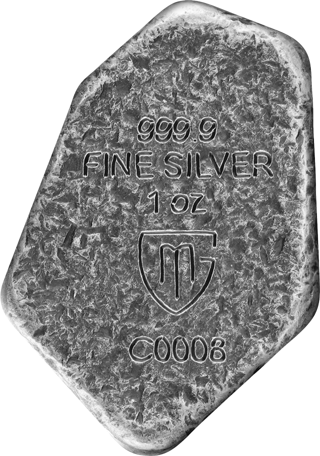 Germania Mint 1 oz Silberbarren Runes Collection Hellblau: Isaz