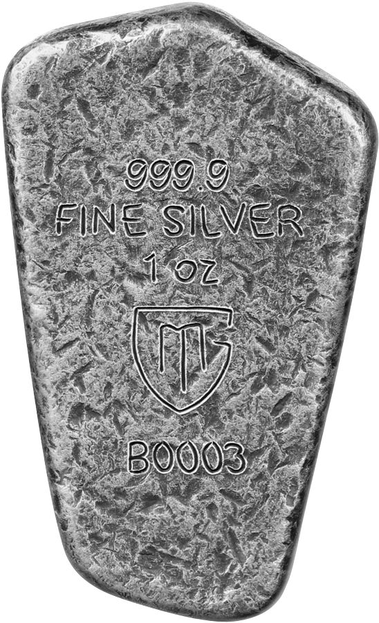 Germania Mint 1 oz Silberbarren Runes Collection Neongrün: Laguz