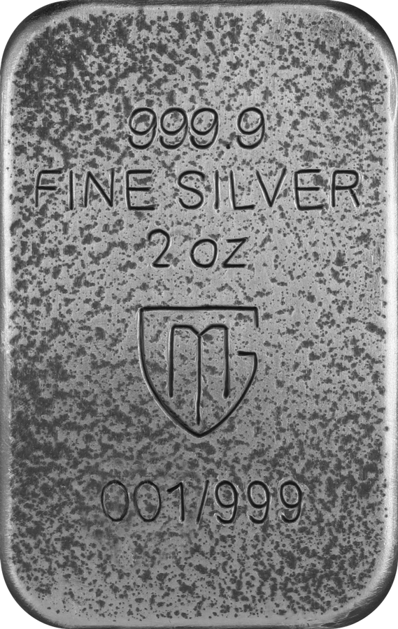 Germania Mint - Guss Silberbarren Gods Freyr (3.) 2 Oz Silber Farbe