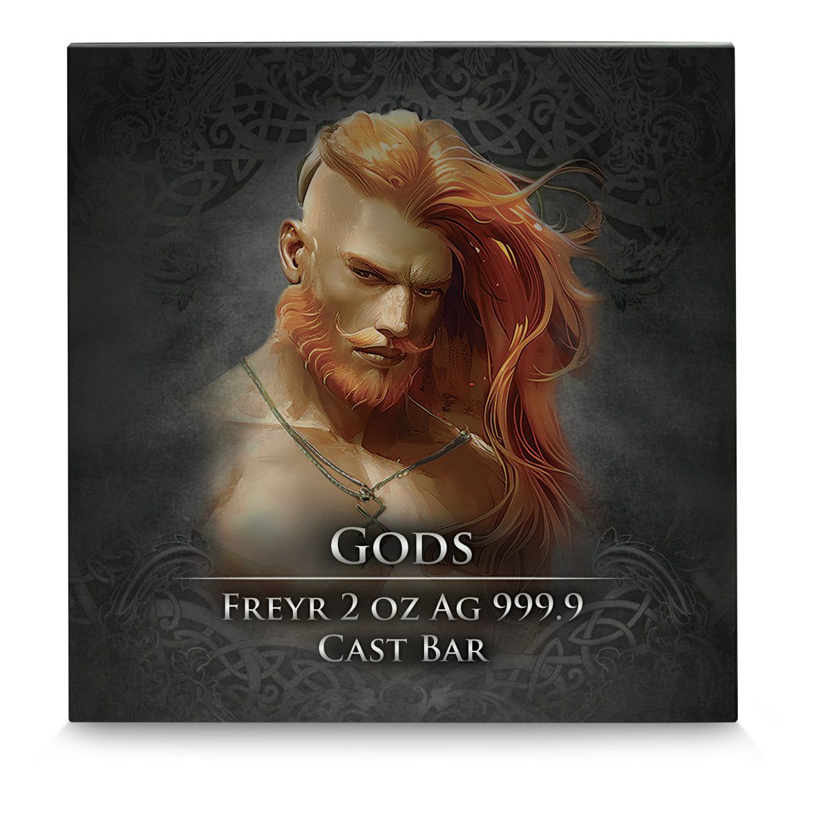 Germania Mint - Guss Silberbarren Gods Freyr (3.) 2 Oz Silber Farbe