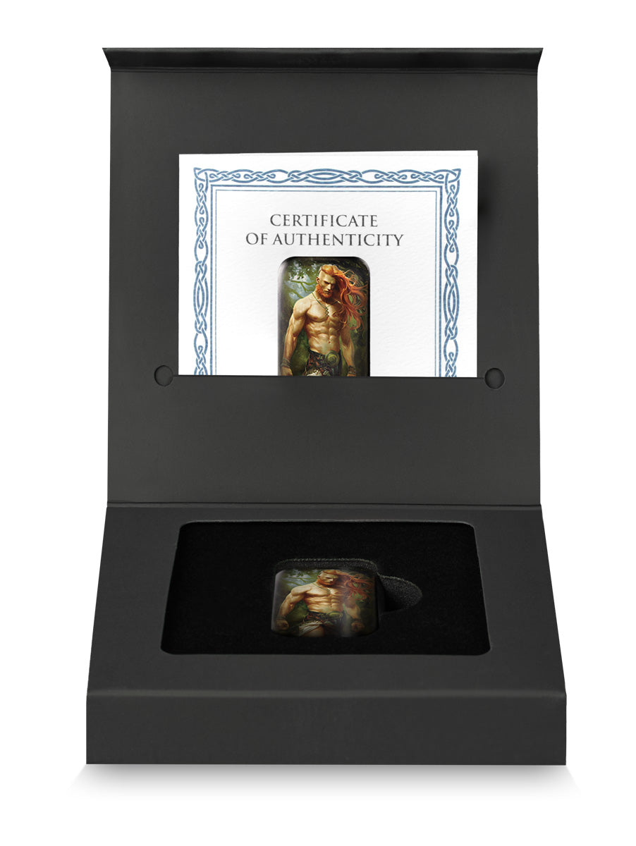 Germania Mint - Guss Silberbarren Gods Freyr (3.) 2 Oz Silber Farbe