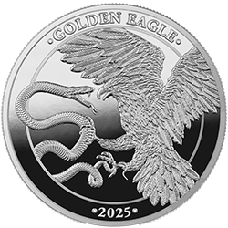 2025 Malta Golden Eagle 5 Euro 1 oz Silver Proof – Limited Edition