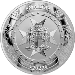 Germania Knights Of The Past - 1 Oz 2022 Silber Malta & Ottoman Soldat Silbermünzen