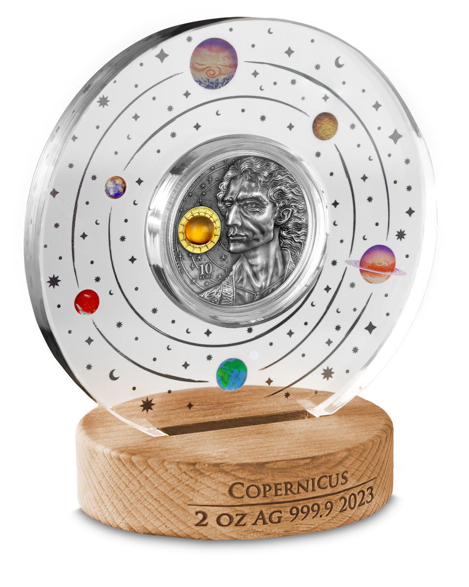 Copernicus 10 Euro 2 oz Silber