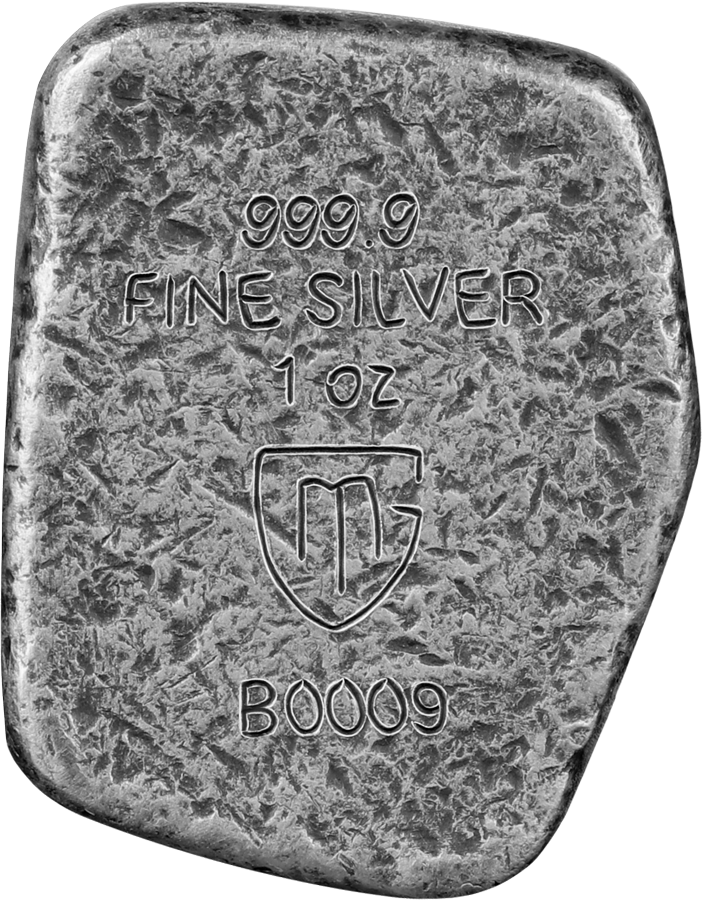 Germania Mint 1 oz Silber Guss Silberbarren Runes Collection Neongrün: Raido
