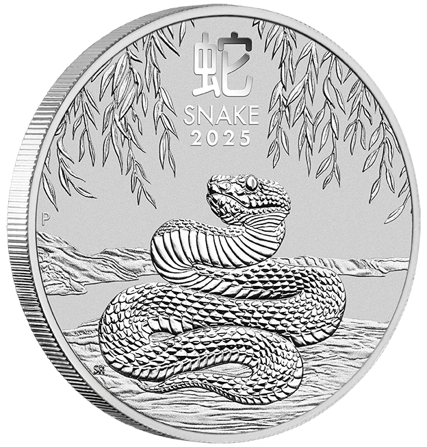 Lunar 3 Schlange Snake 1/2 oz 2025 Silbermünze