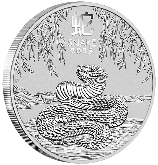 Lunar 3 Schlange Snake 1/2 oz 2025 Silbermünze