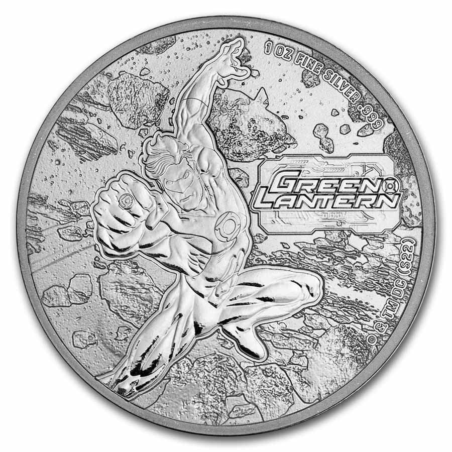 Silbermünze 1oz BU Green Lantern DC Comics™ Ag999  - Samoa 2023*