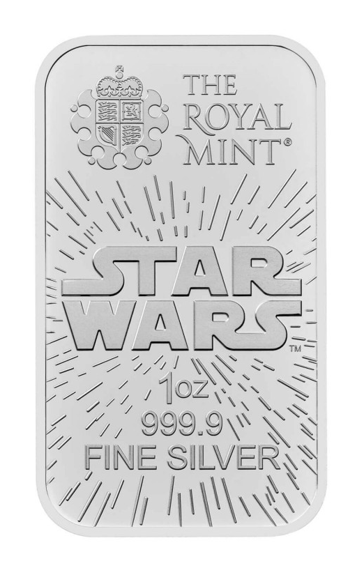Silberbarren 1 oz Star Wars The Royal Mint im Blister