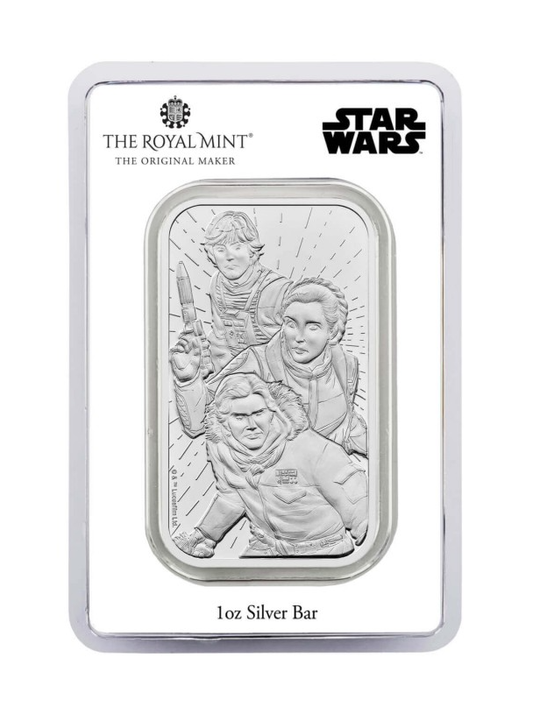Silberbarren 1 oz Star Wars The Royal Mint im Blister
