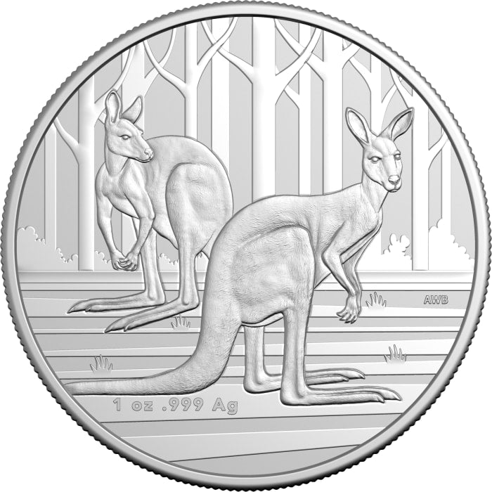 Australien Känguru Silbermünze 1 oz RAM 2024