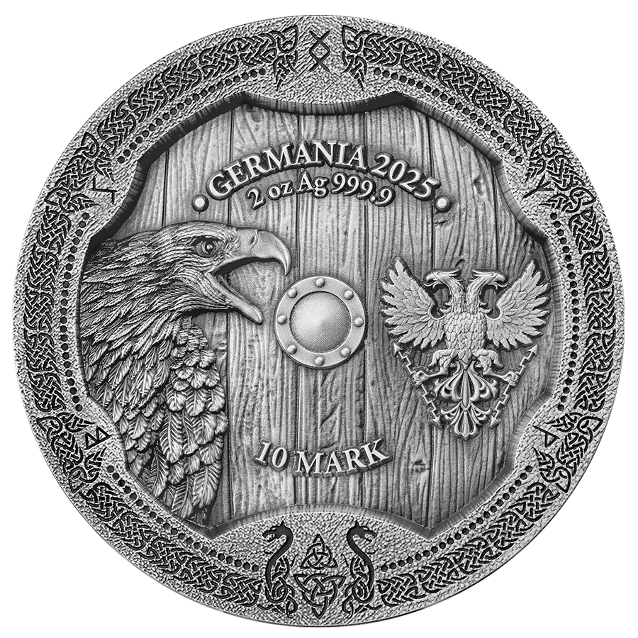 Germania Mint 2025 VALKYRIES Arnhild 2 OZ SILVER BU ULTRA HIGH RELIEF