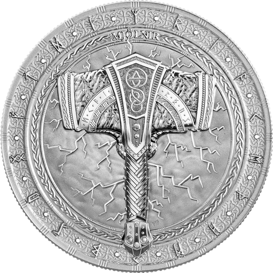 Germania Mint Silber 1 oz BU 2025 Artefacts MJÖLNIR mit Zertifikat