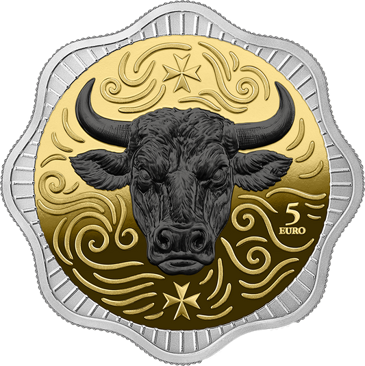 Malta Maltese Ox 5 Euro 1 oz Silber BU 2025