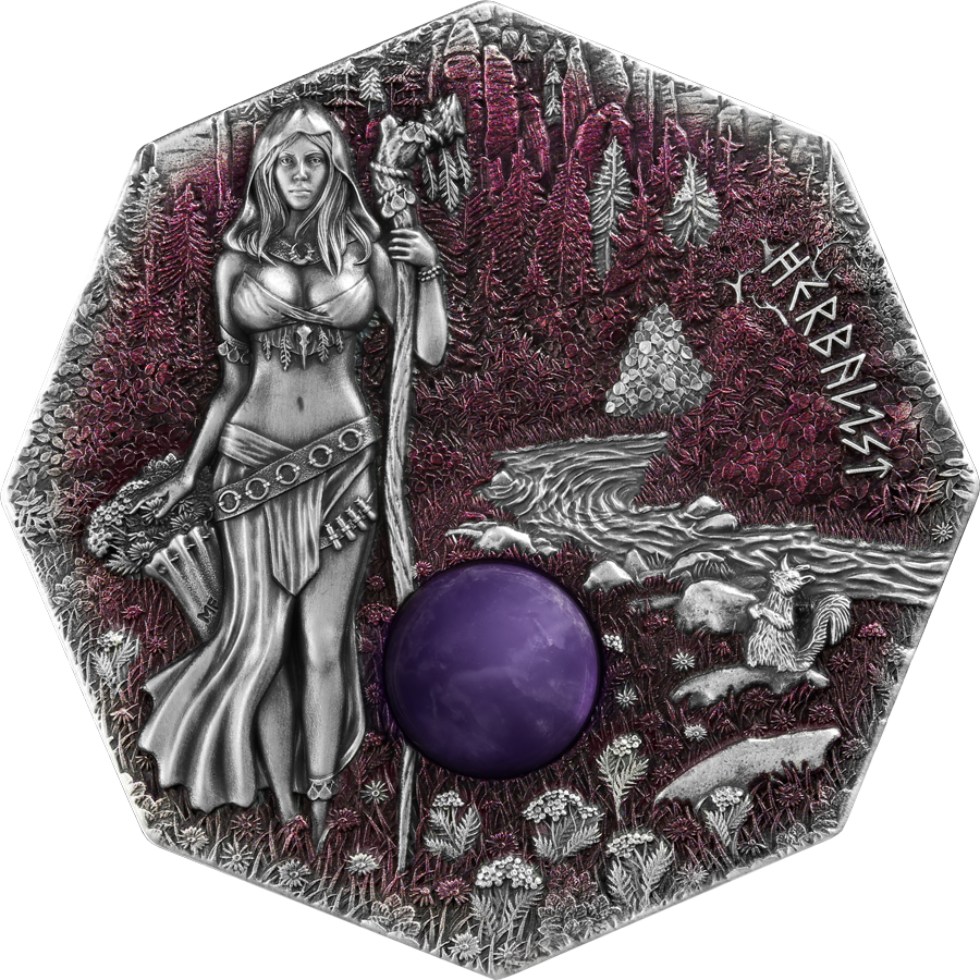 2025 Witchcraft Herbalist 2 oz Silver BU - Ultra High Relief - Germania Mint 