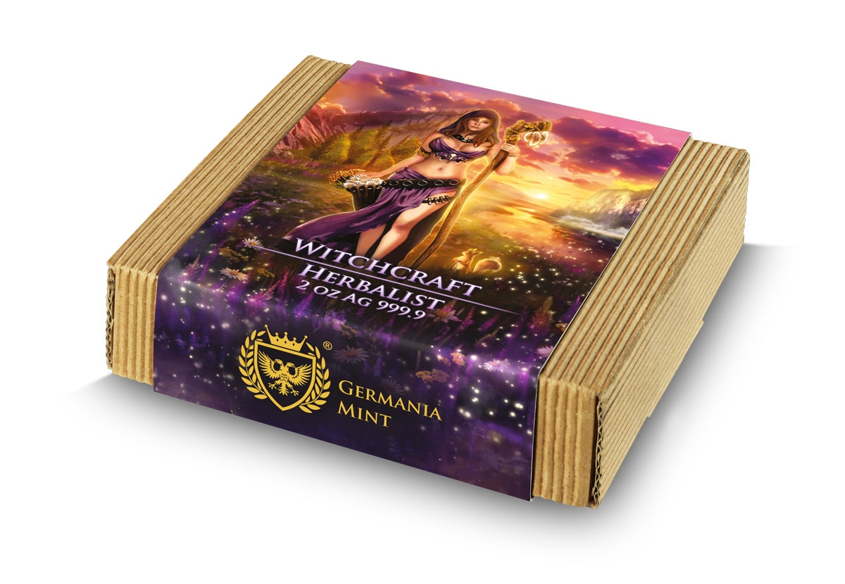 2025 Witchcraft Herbalist 2 oz Silver BU - Ultra High Relief - Germania Mint ***