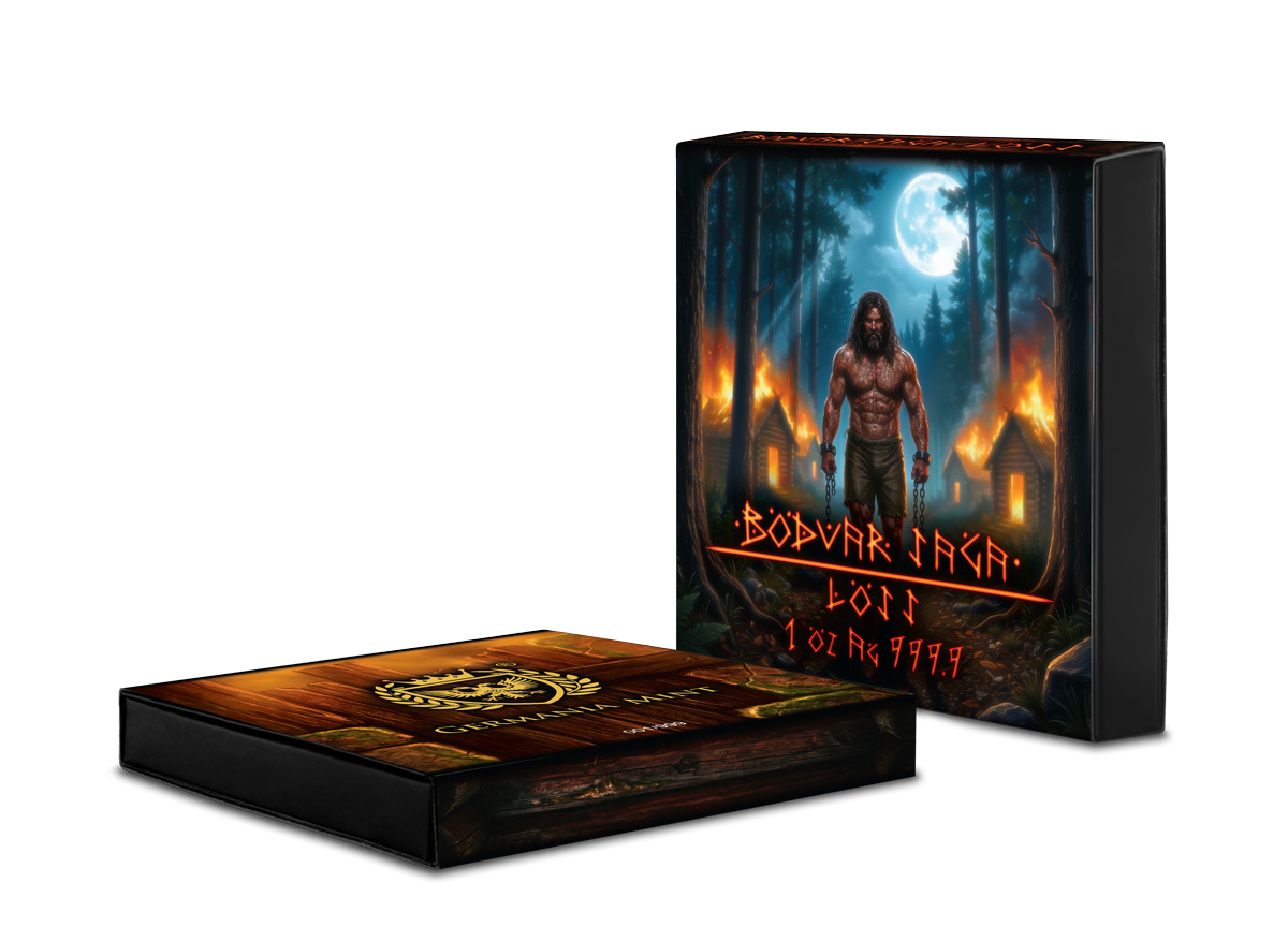 Germania Bödvar Saga 2026 Loss Vengeful 1 oz Silber BU mit UV-Effekt***