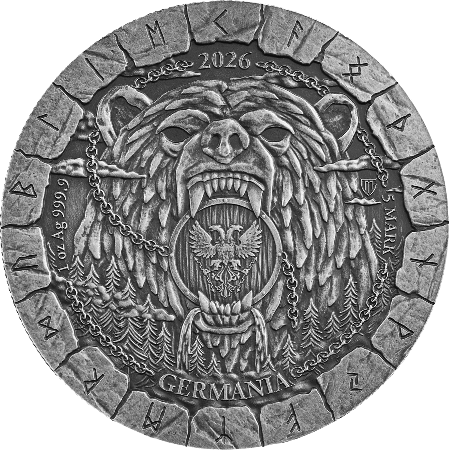 Germania Bödvar Saga 2026 Loss Vengeful 1 oz Silber BU mit UV-Effekt***