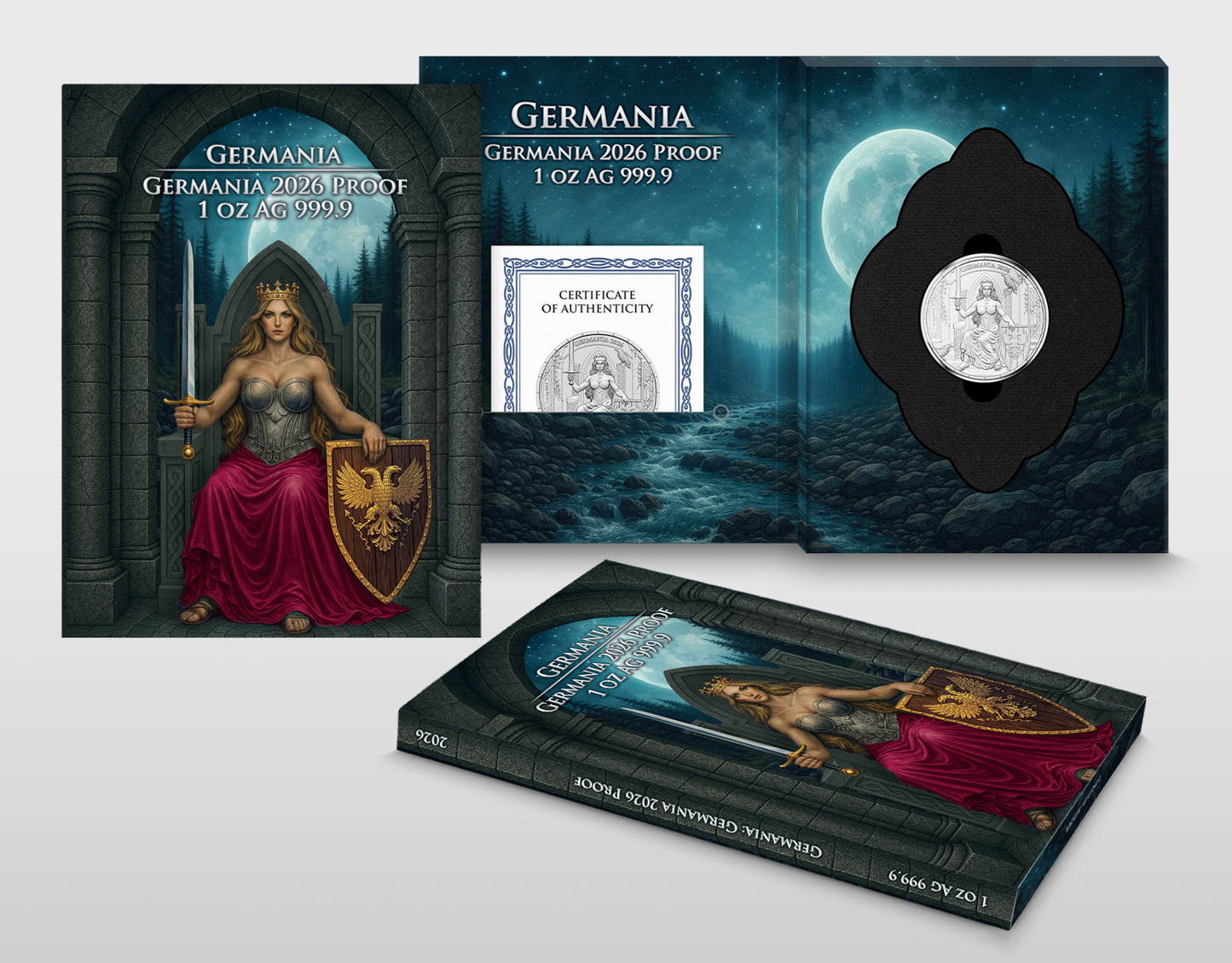 Germania Mint 1 oz Silber Proof 2026 PP 999 Silber ***