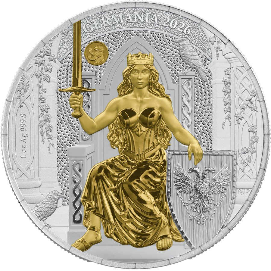 Germania Mint Silber 1 oz 2026 BU WMF Edition