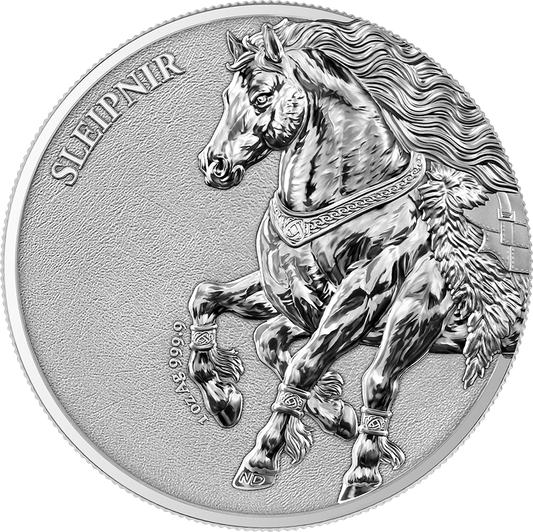 Germania Beasts: Sleipnir 1 oz Silver BU 2026 - Germania Mint - Kapsel