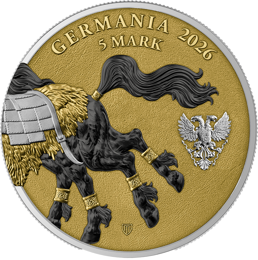 Germania Beasts Sleipnir 2 x 1 oz Silver BU 2026 Yellow Gold, Ruthenium, Silver ***