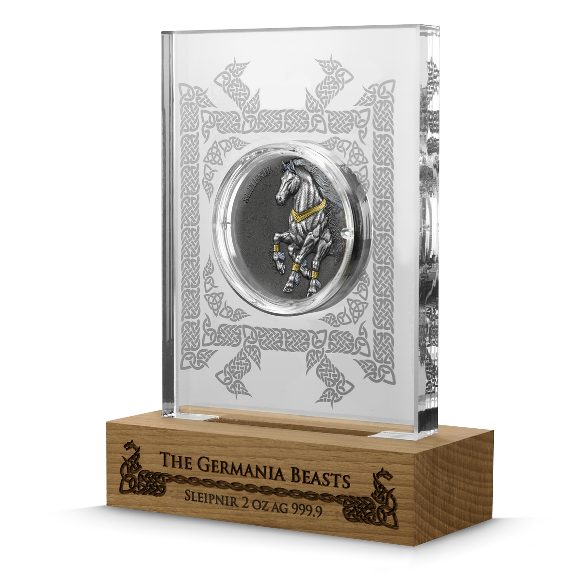 Sleipnir Ultra Double High Relief 2026 - 2 oz Silber - Germania Beasts - Germania Mint ***