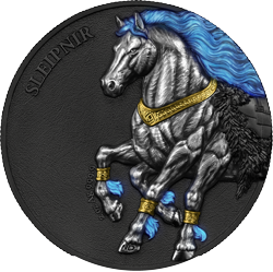 Sleipnir Ultra Double High Relief 2026 - 2 oz Silber - Germania Beasts - Germania Mint ***