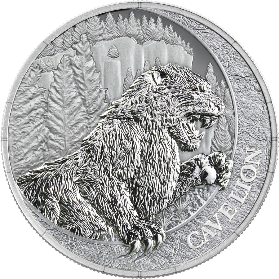 Germania Megafauna 2026 Cave Lion 25 Dollars 1 oz Silber BU