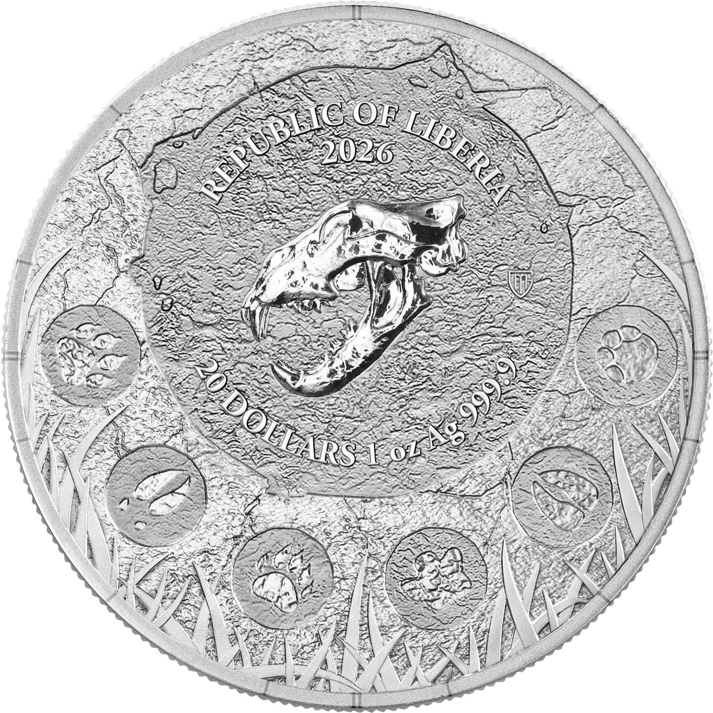 Germania Megafauna 2026 Cave Lion 25 Dollars 1 oz Silber BU Höhlenlöwe