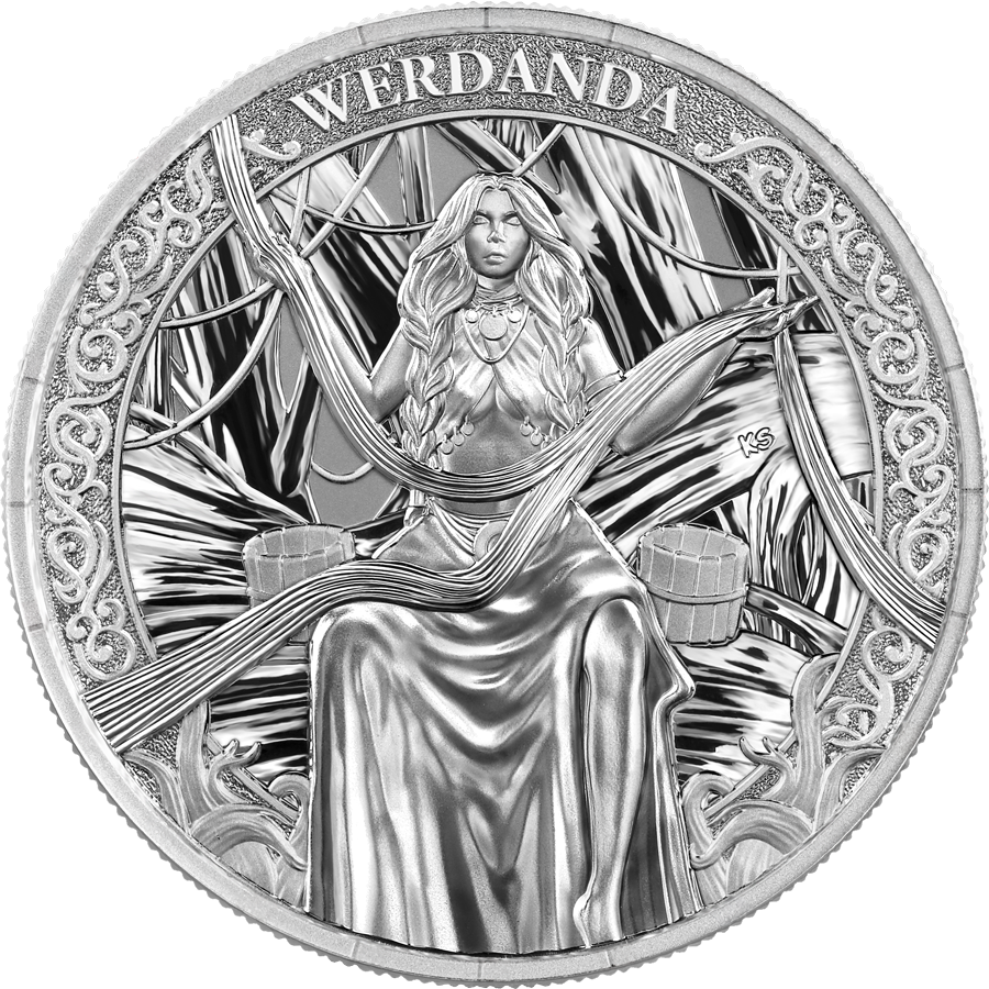 Germania Mint Silber 1 oz 2026 Norns: Werdanda