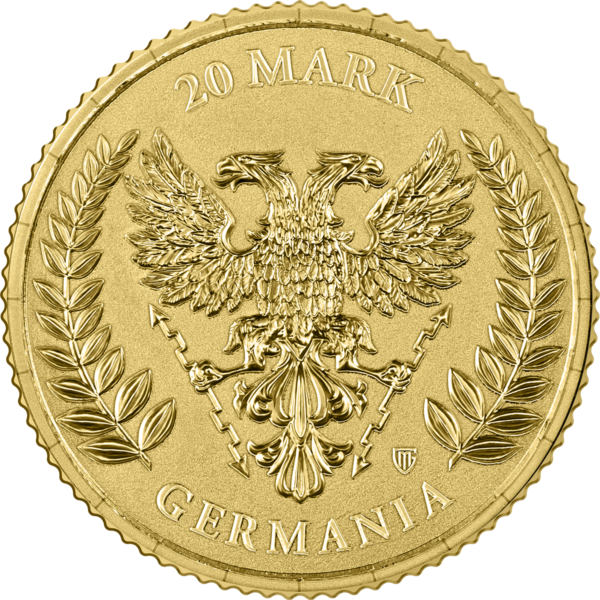 Germania Mint 2026 Gold 1/10 oz BU in Safepack Au999**