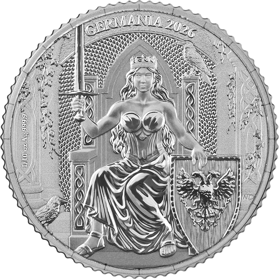 Germania Mint 2026 Silber 1/10 oz im Safepack