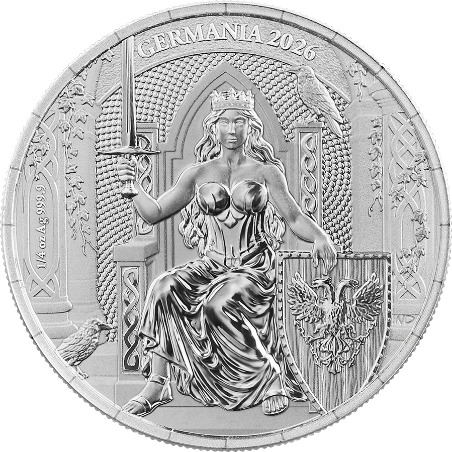 Germania Mint 2026 Silber 1/4 oz im Safepack