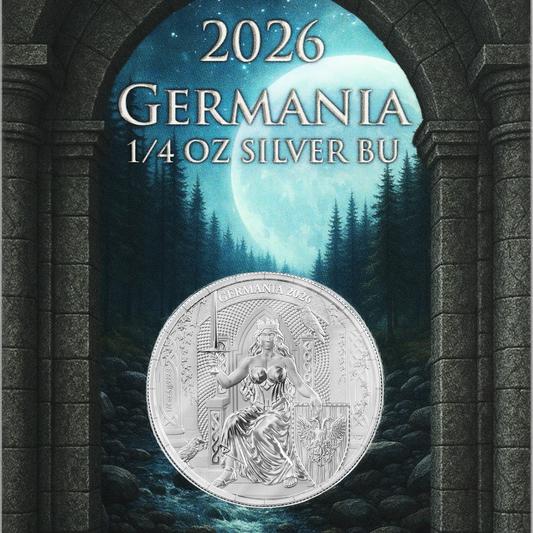 Germania Mint 2026 Silber 1/4 oz im Safepack