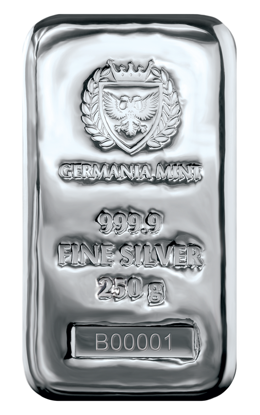 Germania Mint - 250 Gramm Silberbarren G