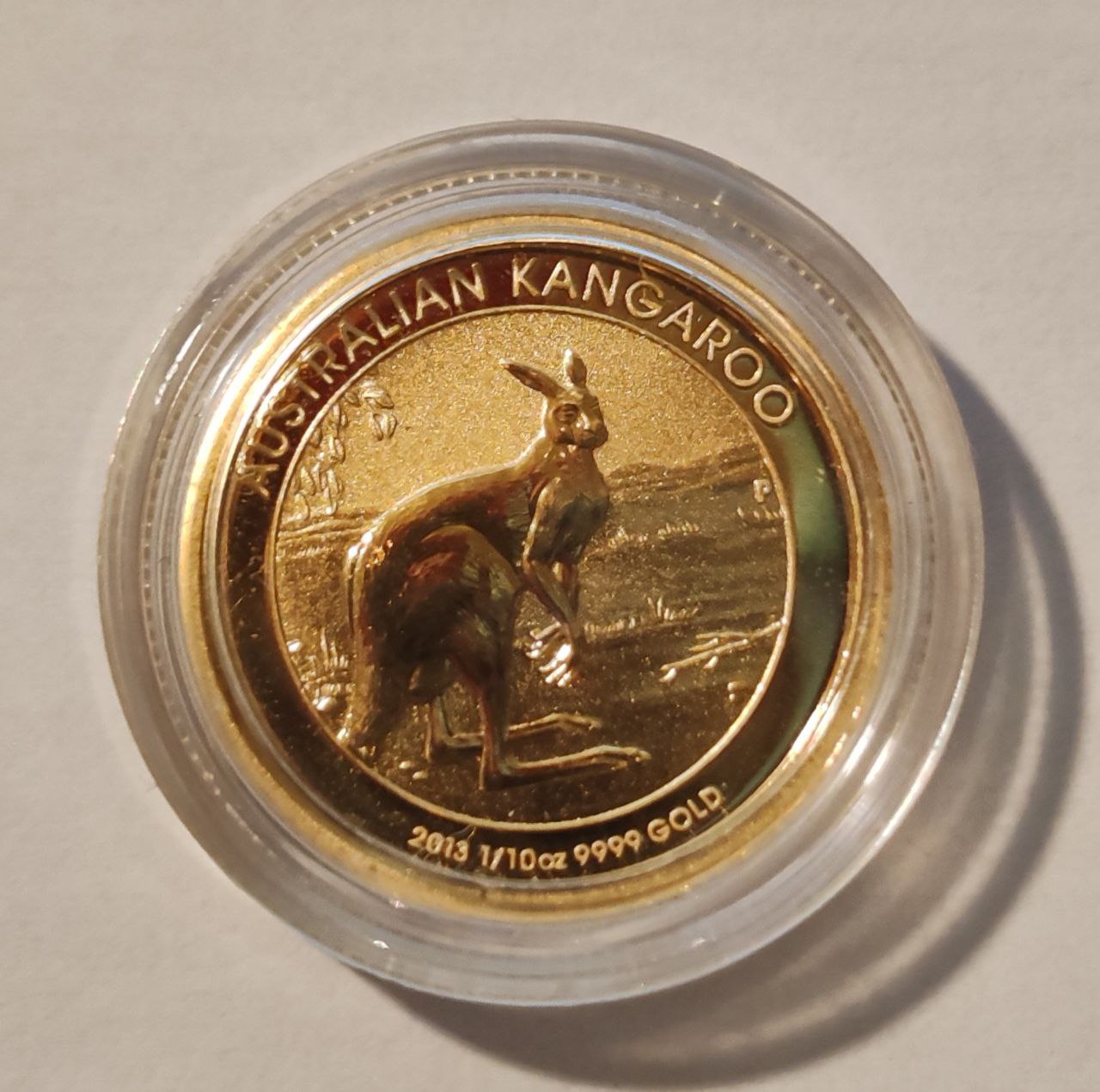 Australian Känguru 2013 Goldmünze 1/10 oz - Perth Mint **