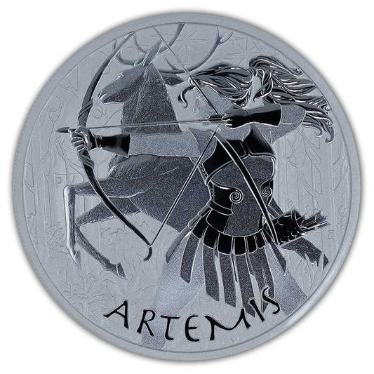 GODS OF OLYMPUS Artemis 2023 - Silbermünze 1 OZ