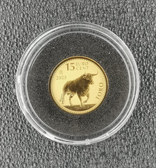 Spanien Stier 1/10 Oz Goldmünze 2022 - Spain Bull Lince Iberico ** Goldmünzen