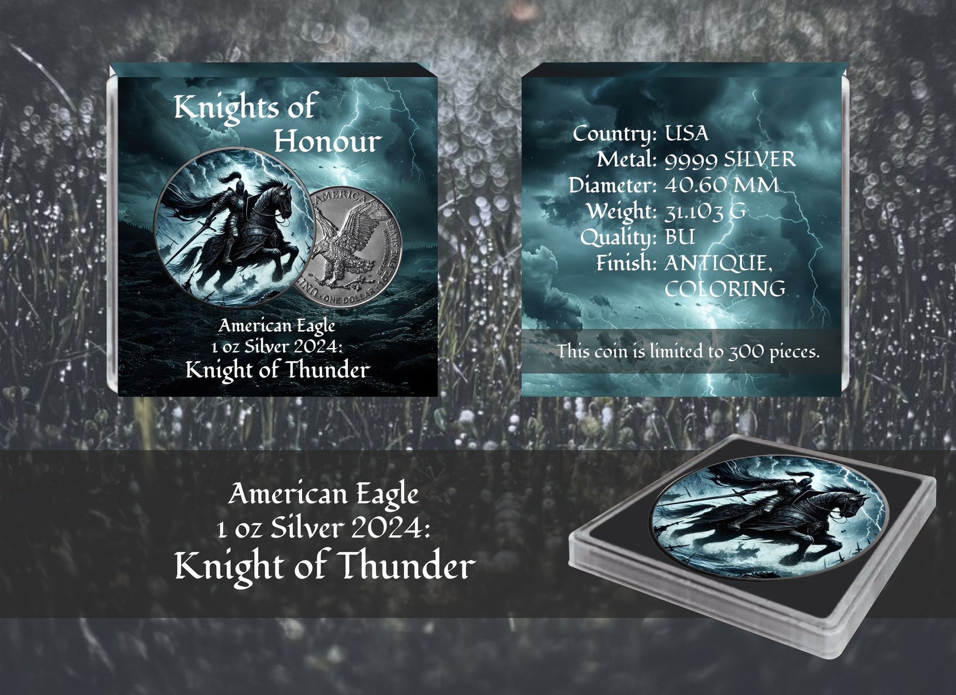 American Eagle Knights of Honour Knight of Thunder Color