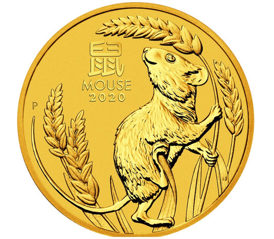Lunar 3 Maus 2020 - Goldmünze 1/10 oz **