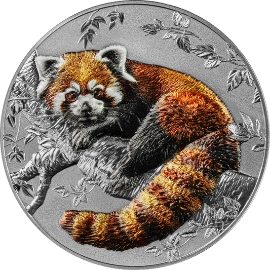 Germania Mint Niue 2025 – Red Panda 2 oz Silver High Relief