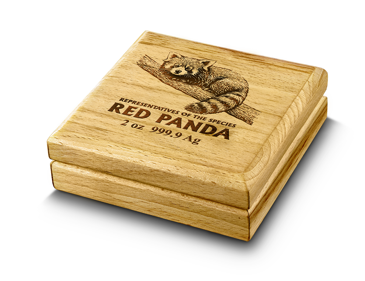 Germania Mint Niue 2025 – Red Panda 2 oz Silver High Relief