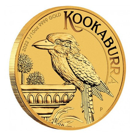 Goldmünze 1/10 oz Kookaburra 2022