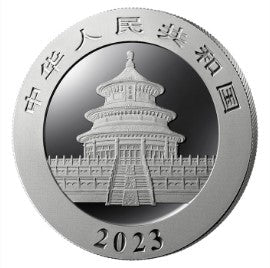 China Panda - 30 Gramm Silbermünze 2023 Silbermünzen 1 Oz