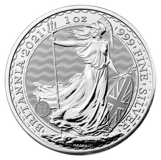Silbermünze 1 oz Britannia 2021