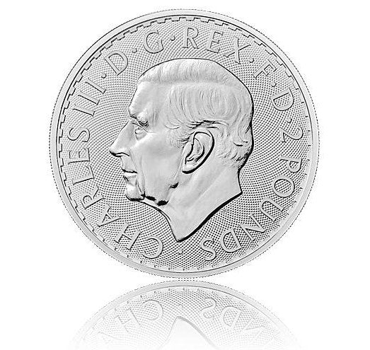 Silbermünze 1 oz Brtitannia Charles