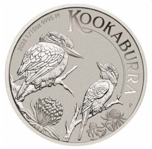 Kookaburra 2023 Platinmünze 1/10 Oz Platinmünzen