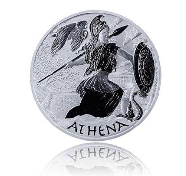 Silbermünze 1 oz Athena God of Olympus