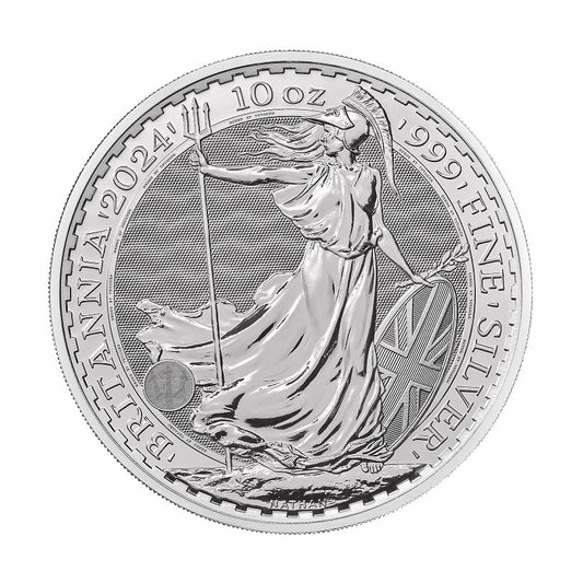 Silbermünze 10 oz Britannia 2024 - Großbritannien King Charles